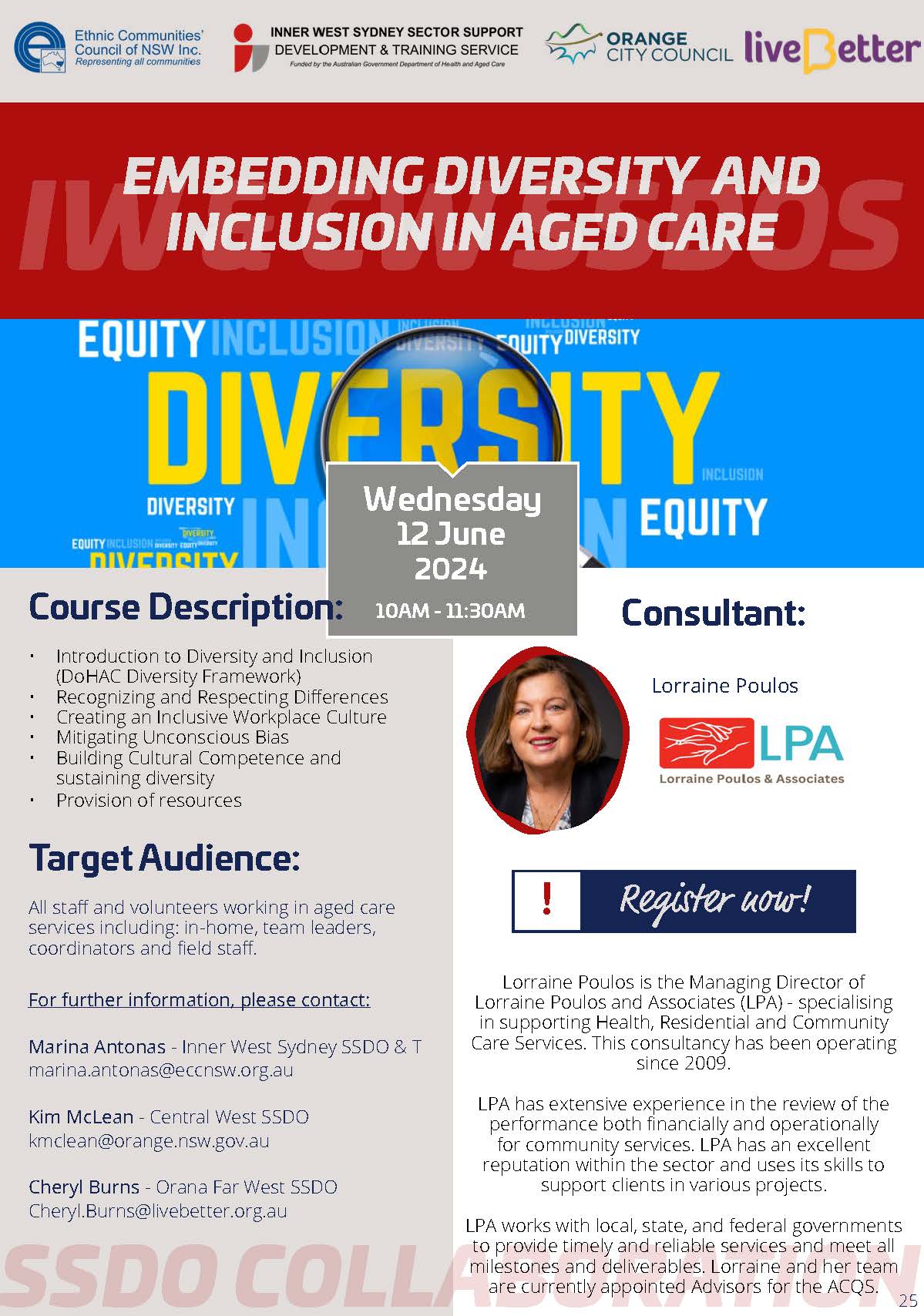 Embedding Diversity and Inclusion in Aged Care Training